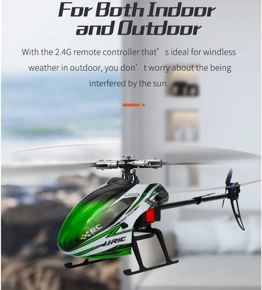 RC Helicopter for Adults Brushless Motors Direct-Drive 6CH RC Helicopters Adjustable Flight Controller, Flybarless, 200M Distance Remote Control Plane Gifts