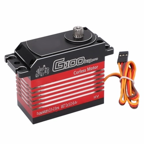 RC Digital Servo Motor, Adjustable Speed and Angle, High Steering Servo for 1:5 1:6 Car Boat Helicopter, IP67, Aluminum Alloy Shell, for Industrial Steering