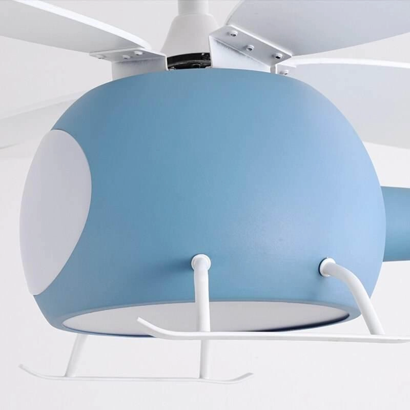 RC Helicopter Ceiling Light - Kids Dreamy Fan Lamp