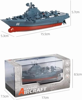 RC Naval Ship Vessel Model Remote Control Boat Speedboat Yacht Electric Water Kids Toy, Navy Battleship RC Military Model Boat, Remote Control Marine Warship