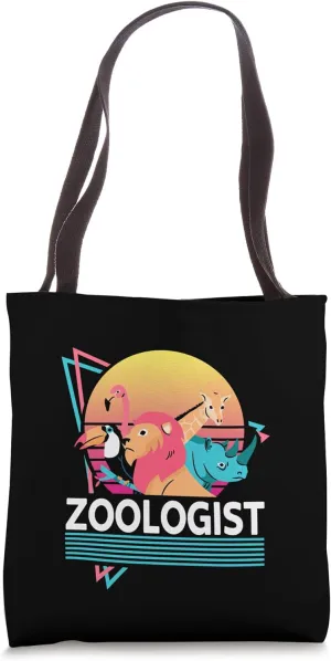 Retro Zoologist Outfit Wildlife Conservation Biologist Tote Bag