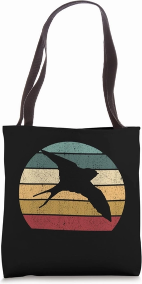 Retro Barn Swallow Bird Tote Bag
