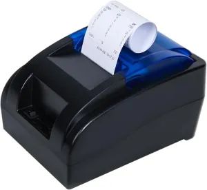 RIBAO Thermal POS Printer Receipt Printer Connect BC-55 BC-40 BCS-160 Mixed Bill Money Counter & Coin Sorter 58mm USB Cash Drawer Interface NOT for Square NOT for Other PC Device