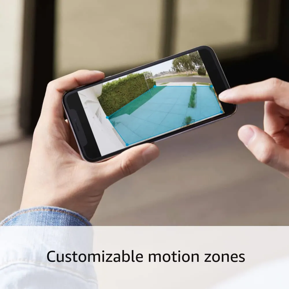 Ring Spotlight Cam Pro, Battery | 3D Motion Detection, Two-Way Talk with Audio , and Dual-Band Wifi (2022 release) - White