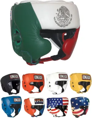 Ringside Competition Boxing Muay Thai MMA Sparring Head Protection Headgear with Cheeks