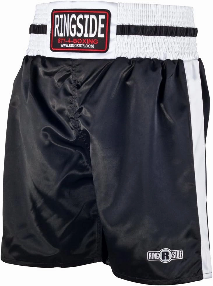 Ringside Pro-Style Boxing Trunks, Satin Shorts for Men and Women, Ideal for Boxing, MMA, Muay Thai