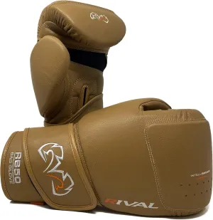 RIVAL Boxing RB50 Intelli-Shock Compact Bag Gloves, Hook and Loop Closure - Soft Inner Lining, Multi-Layered Foam Padding