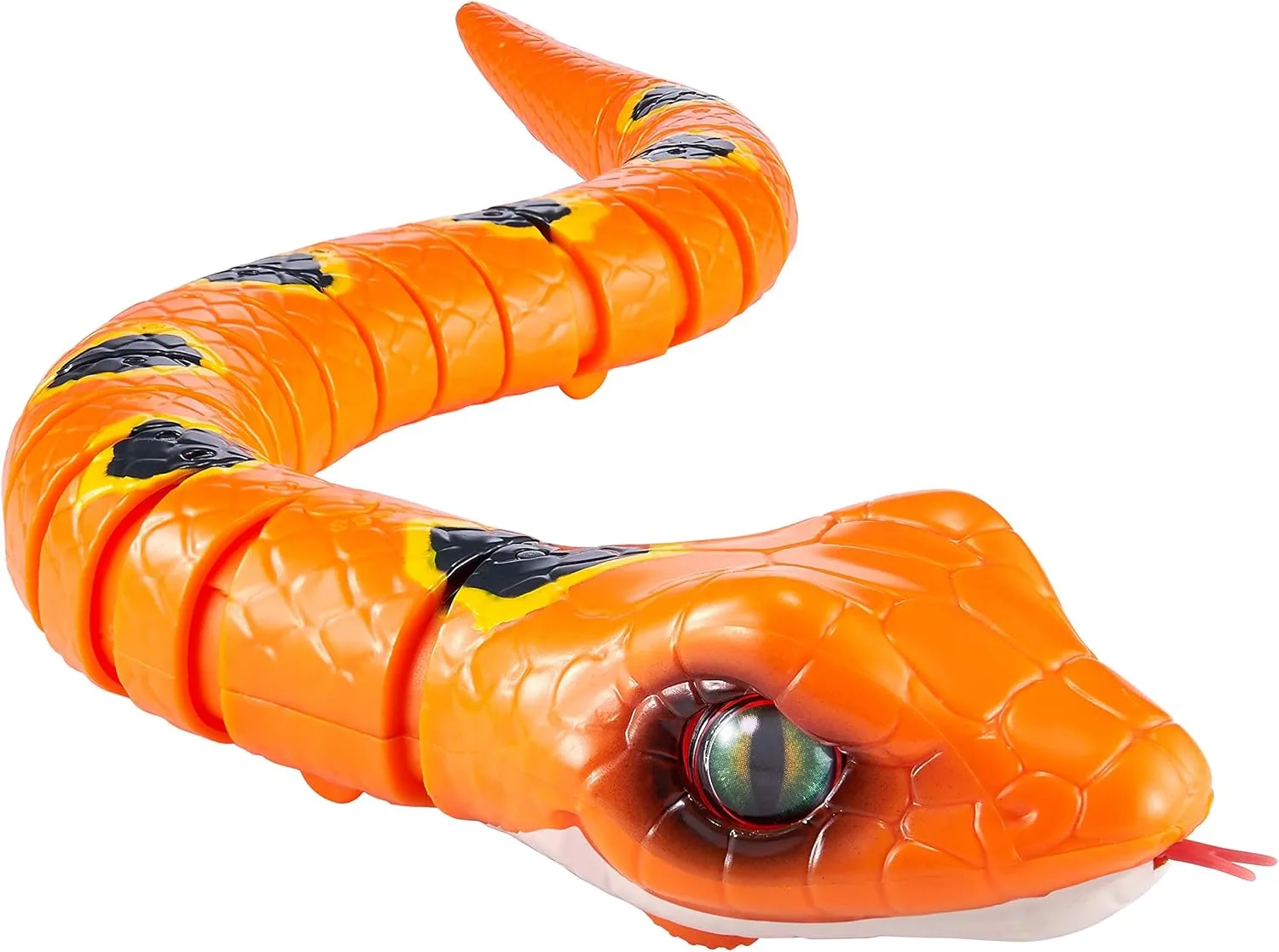 Robo Alive Slithering Snake Battery-Powered Robotic Toy by ZURU, Orange