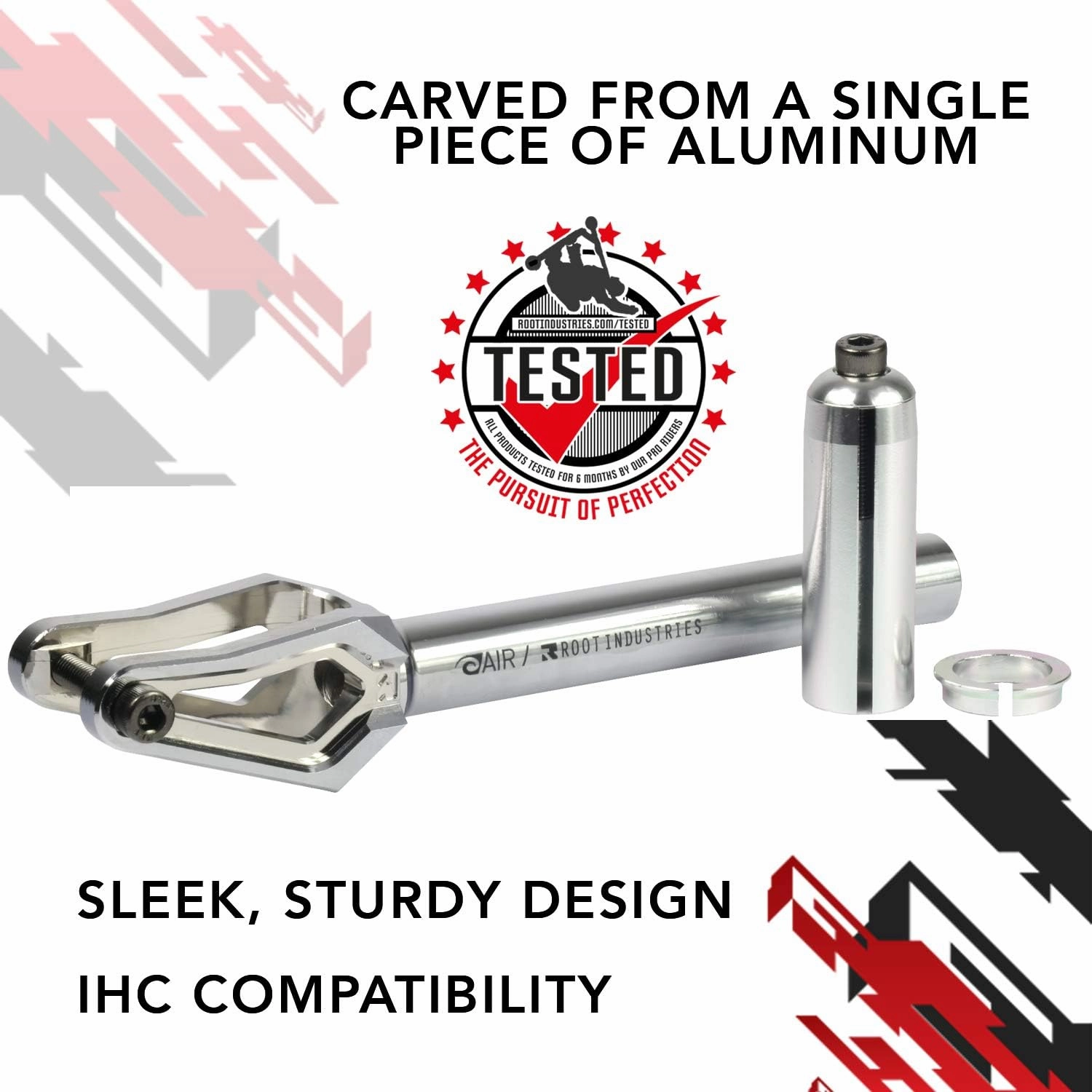 ROOT INDUSTRIES ​​AIR Fork HIC/SCS and IHC - Pro Scooter Fork - Scooter Forks for 100-120mm Scooter Wheels - Fits Most Setups Durable, Sleek, Lightweight Design - Scooter for Kids/Scooter for Adults