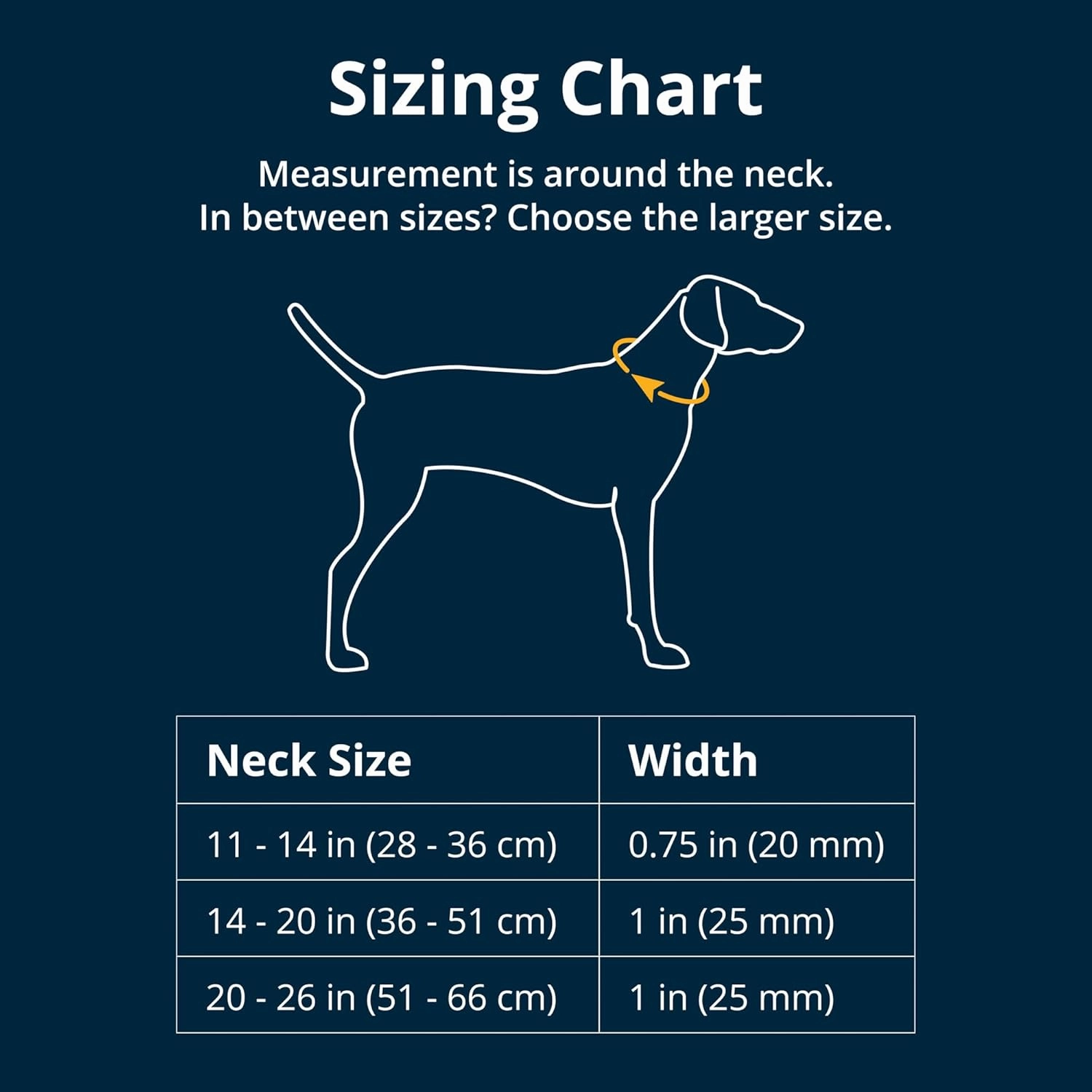 Ruffwear, Crag Dog Collar, Reflective and Comfortable Collar for Everyday Use, Midnight Wave, 14"-20"
