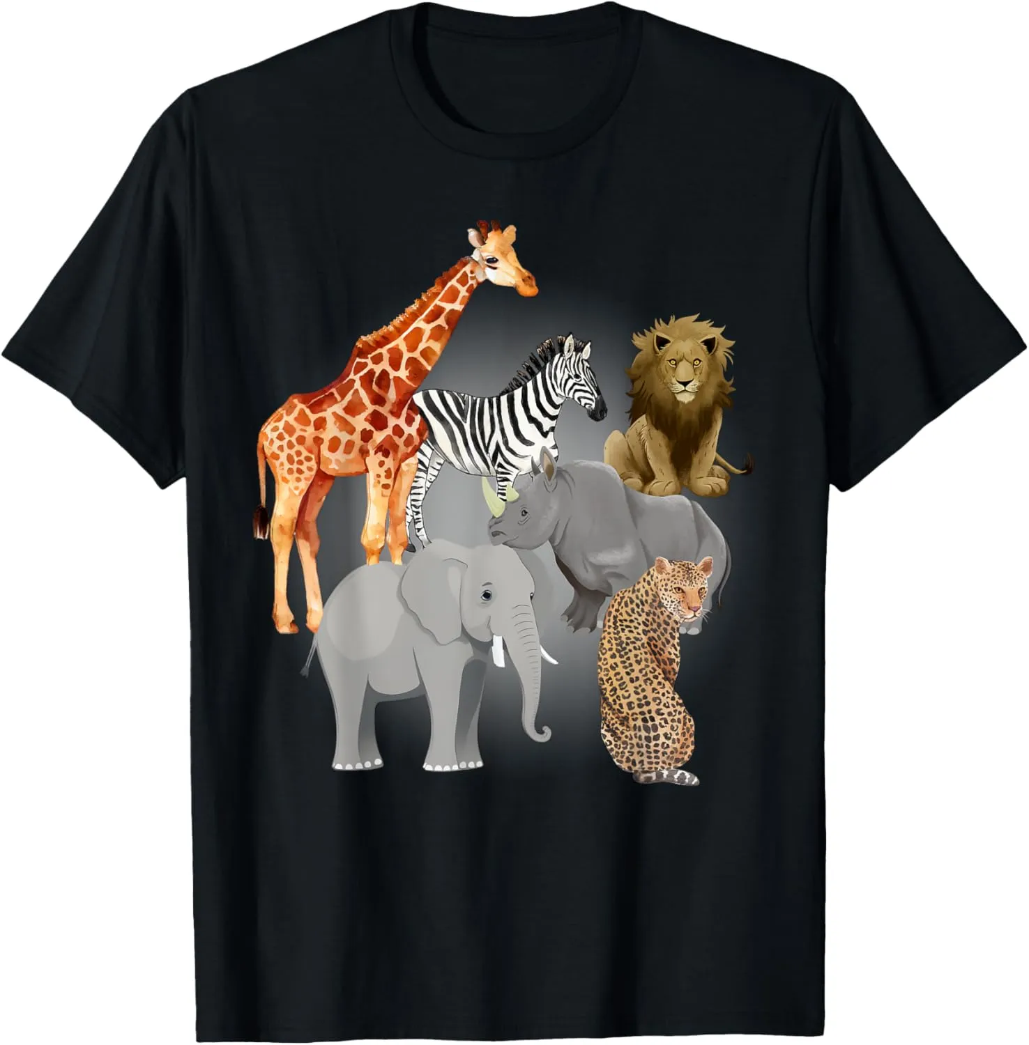 Safari Squad – Jungle Animal Adventure Crew Design T-Shirt