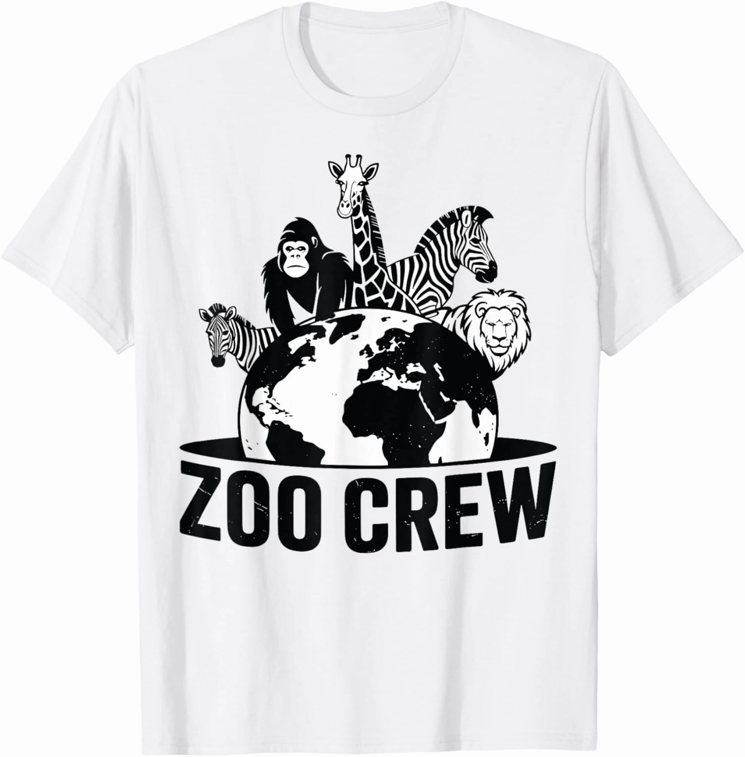 Safari Jungle Wildlife Animal Keeper Zoologist Zoo Crew T-Shirt