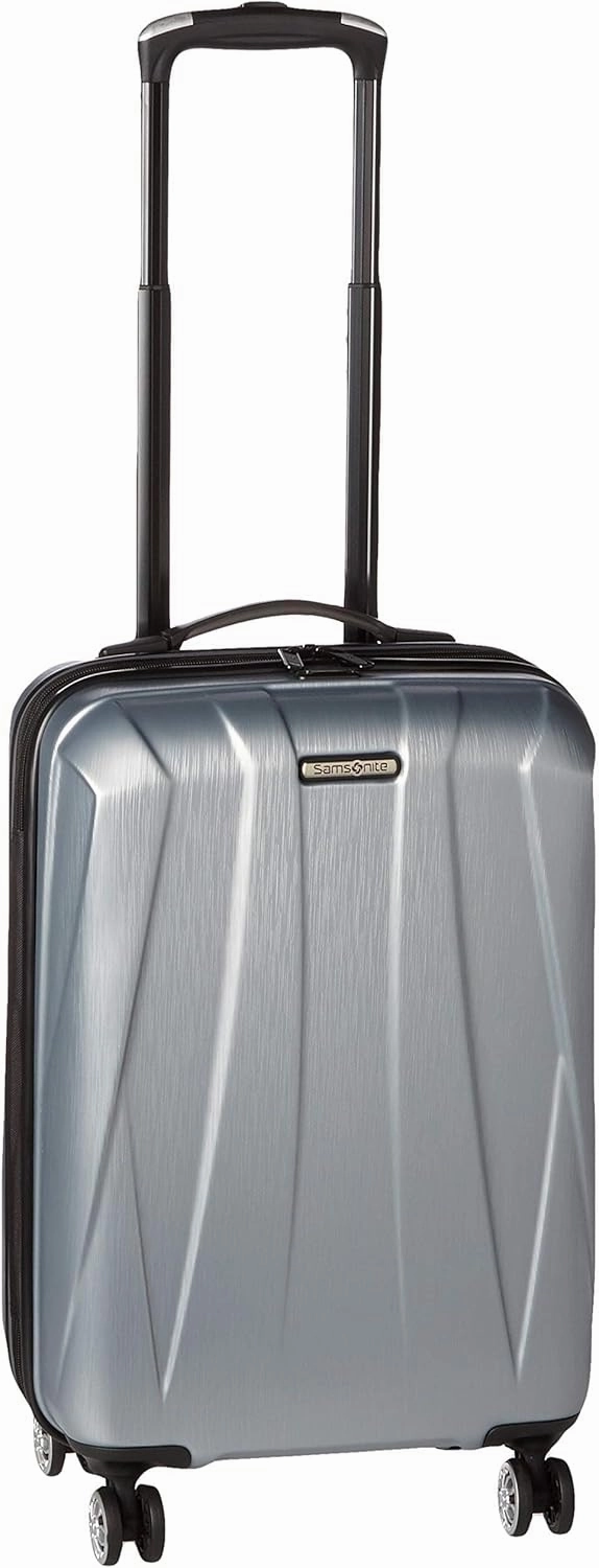 Samsonite Centric 2 Hardside Expandable Luggage with Spinner Wheels, Silver, Carry-On 20-Inch