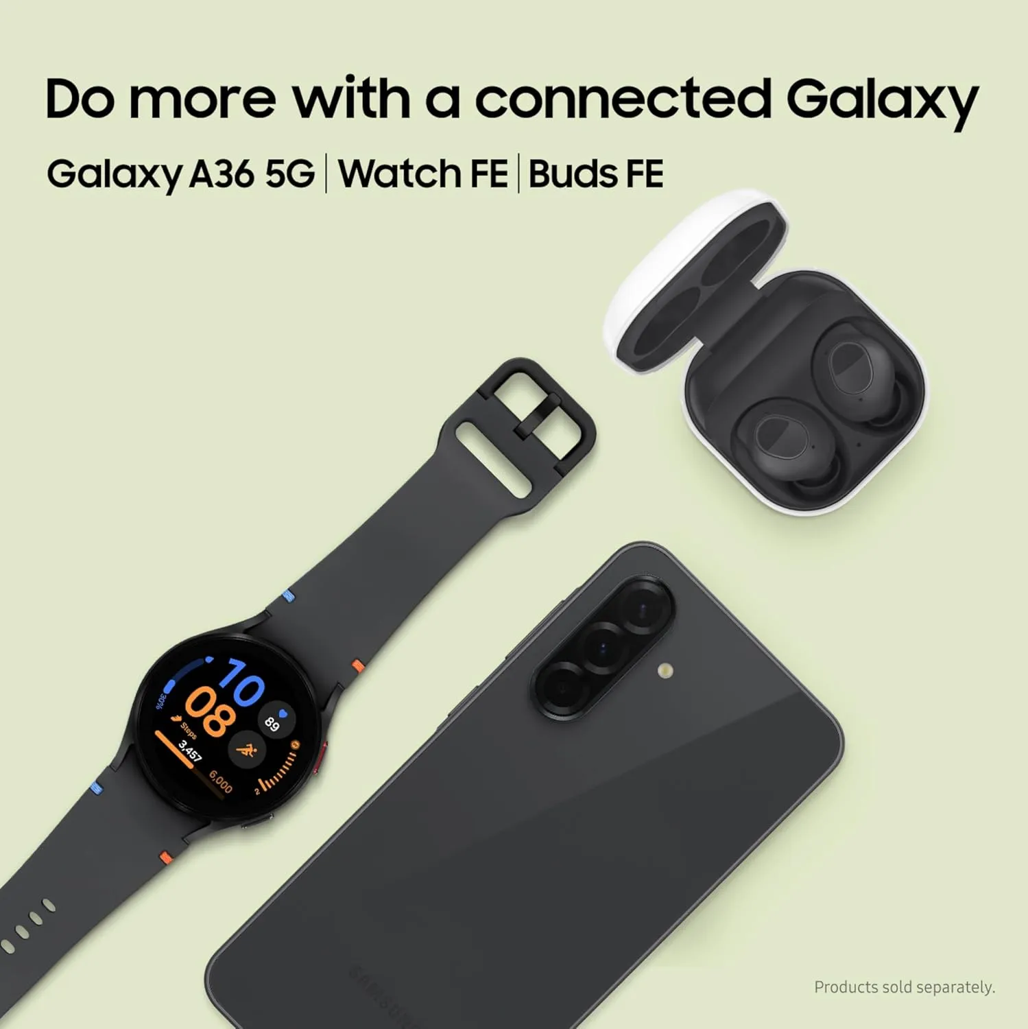 SAMSUNG Galaxy A36 5G A Series Cell Phone, 128GB Unlocked Android Smartphone, AMOLED Display, Rugged Design, US Version, 2025, US 1 Yr Manufacturer Warranty, Awesome Black