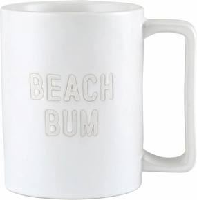 Santa Barbara Design Studio Gifts For Beach Lovers Coffee Mug Face to Face Ceramic Tall Cup, 16-Ounces, Beach Bum