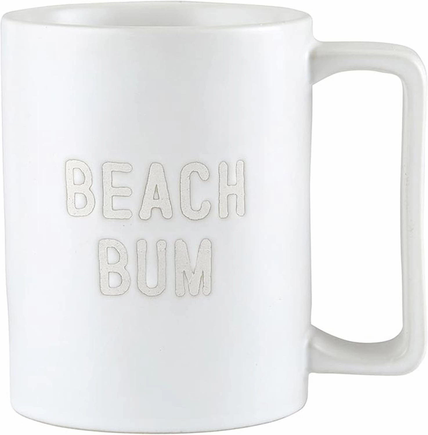Santa Barbara Design Studio Gifts For Beach Lovers Coffee Mug Face to Face Ceramic Tall Cup, 16-Ounces, Beach Bum