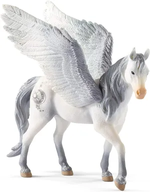 Schleich bayala Mythical Princess Pegasus Unicorn Figurine - Featuring Purple Wings, Highly Durable and Fun Imaginative Animal Toy for Boys and Girls, Gift for Kids Ages 5 