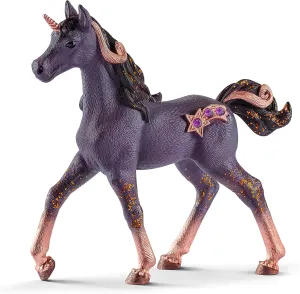 Schleich bayala, Unicorn Toys for Girls and Boys, Shooting Star Unicorn Foal Toy Figurine, Purple, Ages 5 