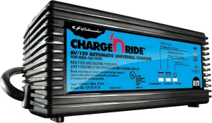 Schumacher Electric Charge 'n Ride Universal Battery Charger and Maintainer for Ride-on Toys, CR1, 2-in-1, Fully Automatic, 3 Amps, 6 Volt, 12 Volt, Use with MotionTrendz, Power Wheels, and Peg Pergo