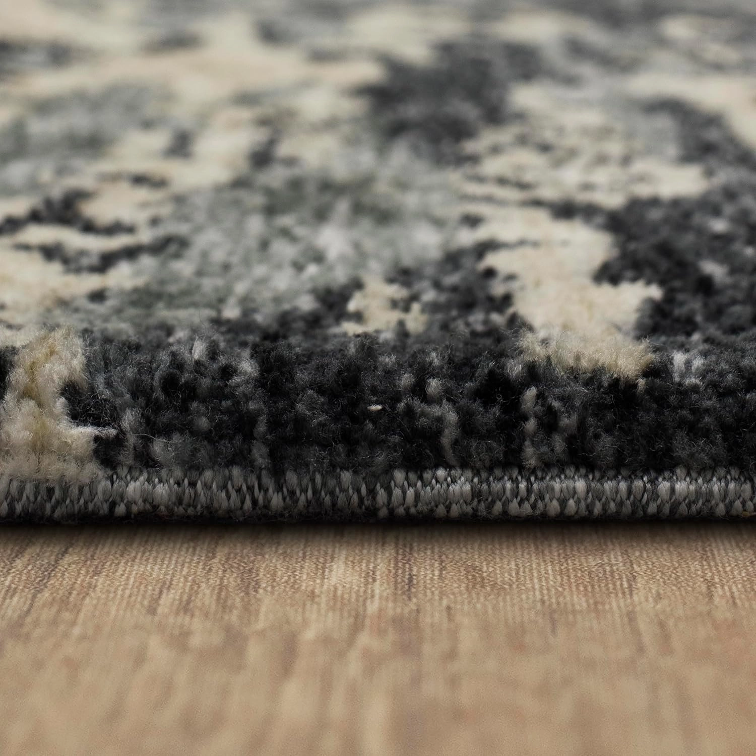 Scott Living by Drew & Jonathan Huron Modern Abstract Stripe Charcoal 8' x 10' Area Rug Perfect for Living Room, Dining Room, Office