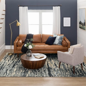 Scott Living by Drew & Jonathan Huron Modern Abstract Stripe Charcoal 8' x 10' Area Rug Perfect for Living Room, Dining Room, Office