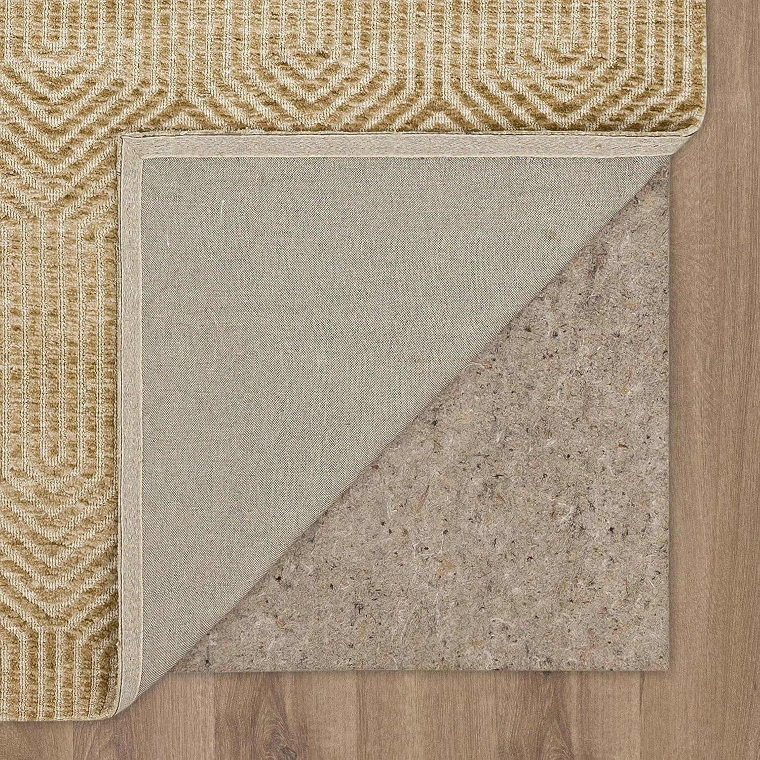 Scott Living by Drew & Jonathan Lost City Modern Geometric Stripe Khaki 8' x 10' Area Rug Perfect for Living Room, Dining Room, Office