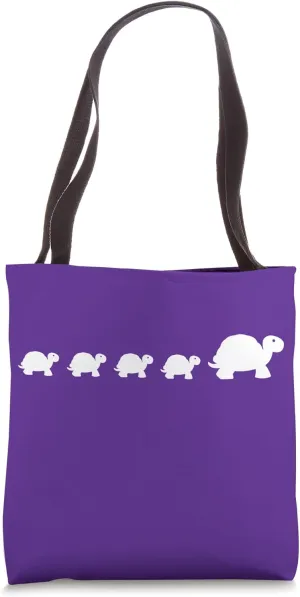 Sea Turtle Family Tortoise Exotic Zoo Animal Ocean Reptile Tote Bag