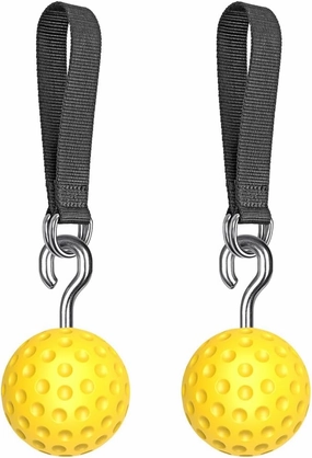 SELEWARE Non-Slip Pull Up Power Balls, Rock Climbing Grips for Strength Training, Forearm and Hand Exerciser for Chin Up Bar, Kettlebell, Barbell, Resistance Band Handles, Home Gym Workout Equipment