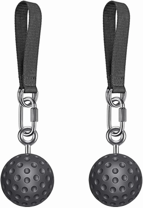 SELEWARE Non-Slip Pull Up Power Balls, Rock Climbing Grips for Strength Training, Forearm and Hand Exerciser for Chin Up Bar, Kettlebell, Barbell, Resistance Band Handles, Home Gym Workout Equipment