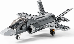 SEMKY Military Series F-35 Lightning II Fighter Jet Air Force Building Block Set (646 Pieces) -Building and Military Toys Gifts for Kid and Adult