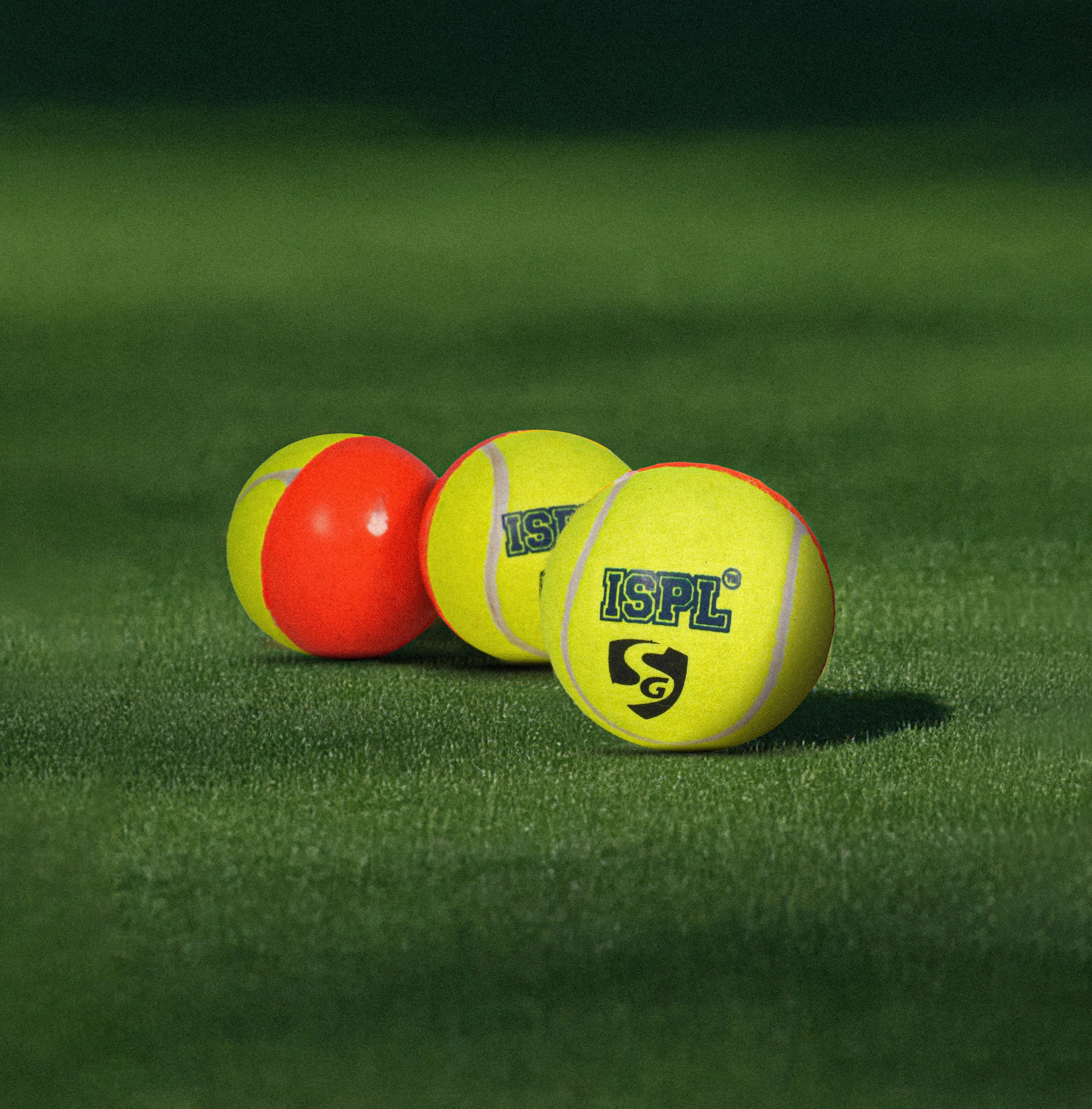 SG X ISPL Tennis Swing Cricket Ball