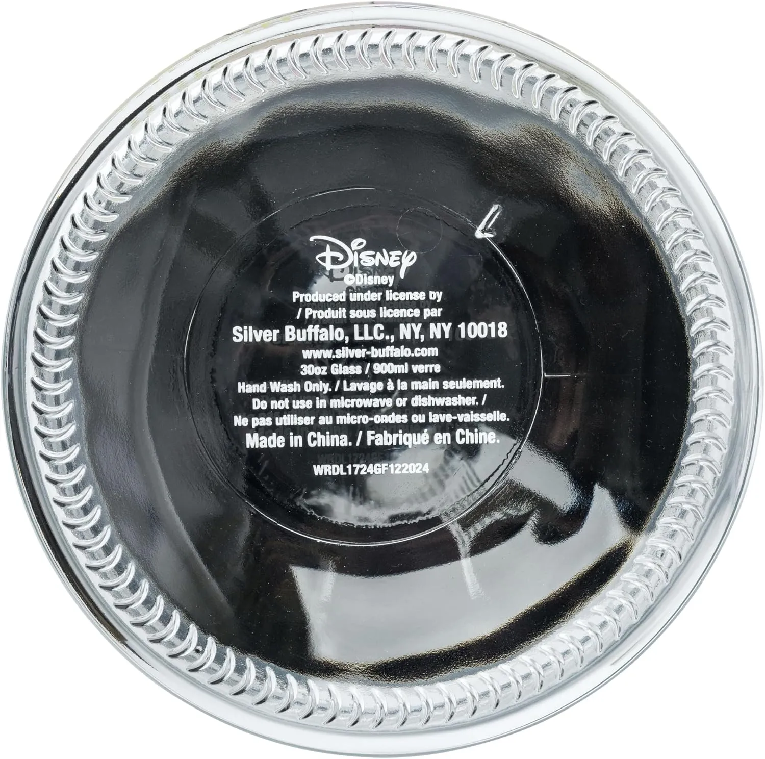 Silver Buffalo Disney Mickey Mouse Classic Status Glass Cookie Snack Candy Jar with Lid (Small)