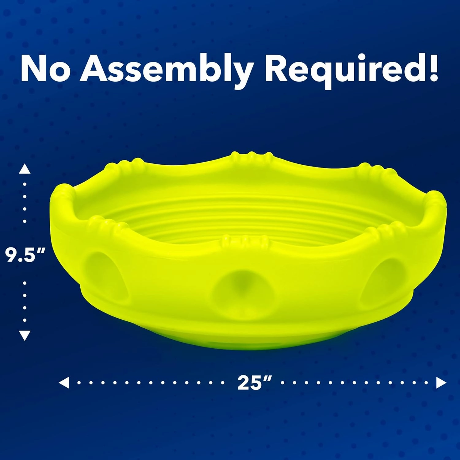Simplay3 Two Sided Rock Around Wobble Disk and Climbing Dome for Toddlers and Kids - Rocking and Climbing - Indoor/Outdoor - Yellow/Green, Made in USA (1 Pack)