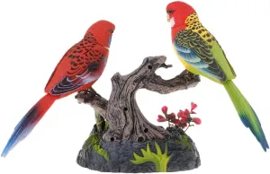 Simulated Sound Activated Bird Toy Electric Induction Bird Voice Control Toy
