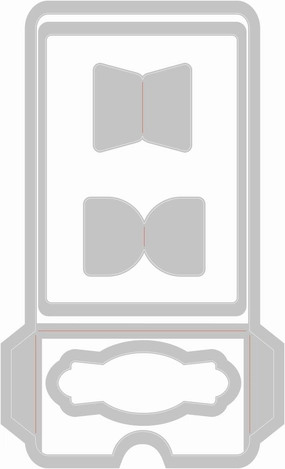 Sizzix Thinlits Set 5PK Library Pocket ATC Card & Tabs by Eileen Hull | 666151 | Metal Cutting Die for Cardmaking, Scrapbooking, Papercraft and More, One Size, White