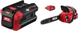 Skil PWR CORE 40 40V 6Ah Battery & 14” 40V Brushless Chainsaw Kit with 2.5Ah Battery & Auto PWR Jump Charger