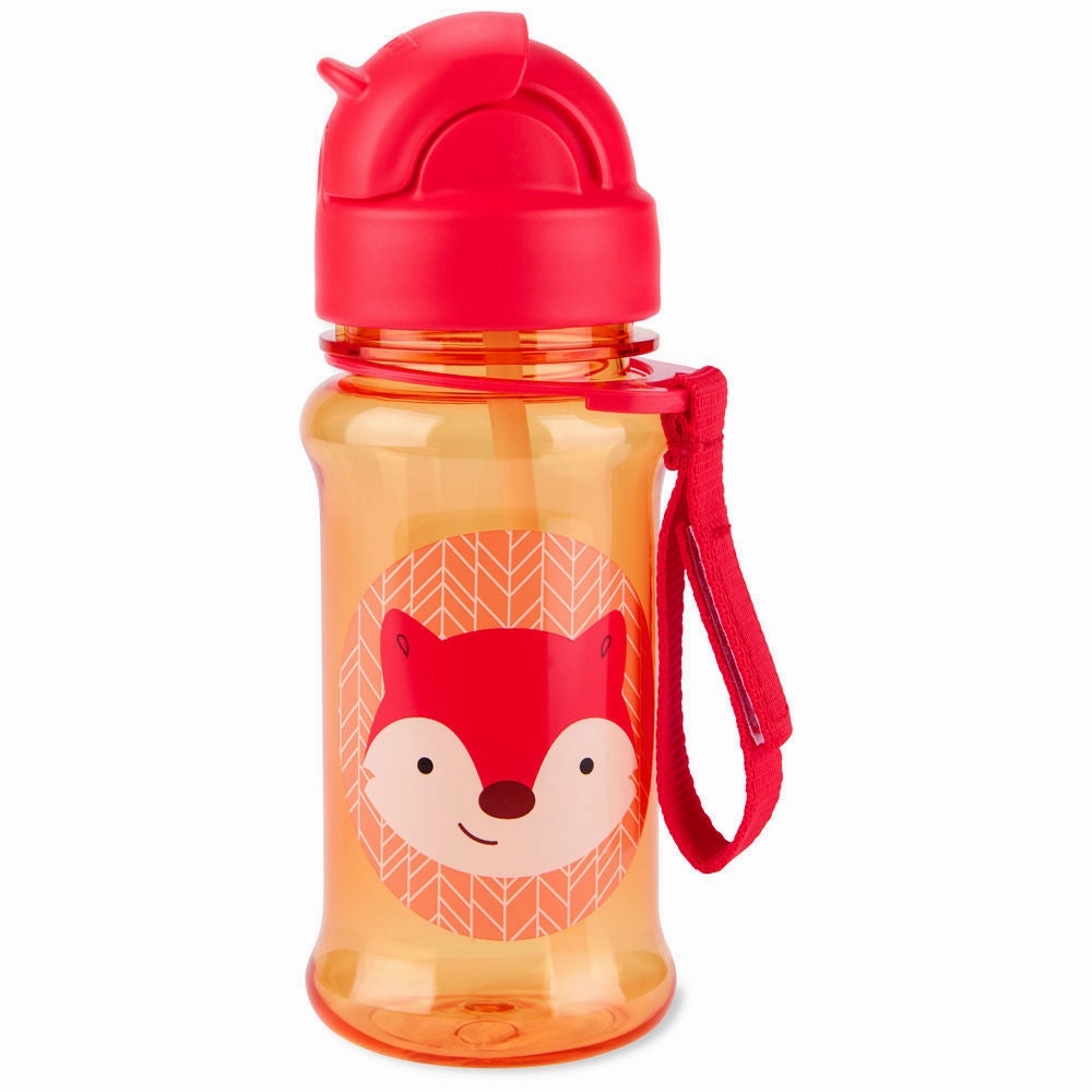Skip Hop ZOO Tritan Renew Straw Bottle - Fox