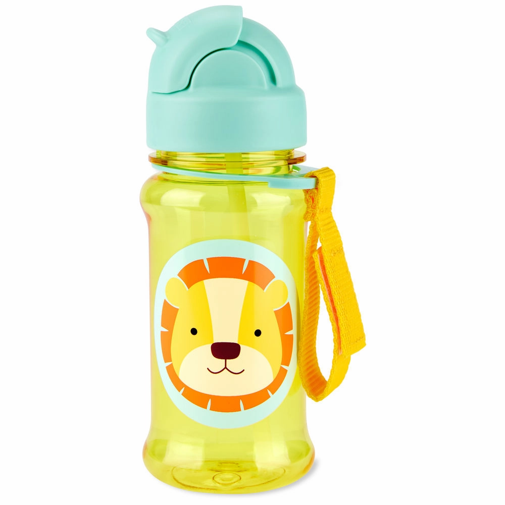 Skip Hop Zoo Tritan Renew Straw Bottle - Lion