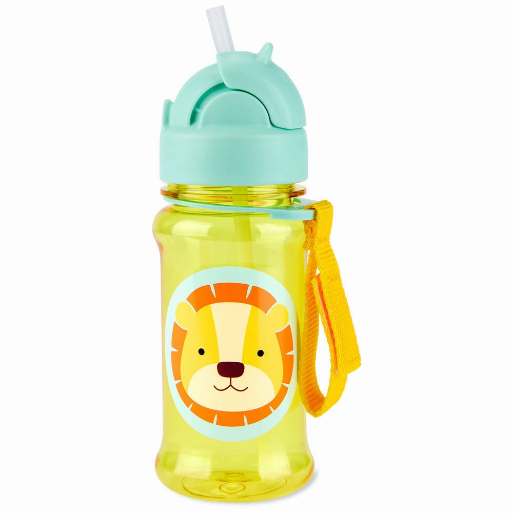 Skip Hop Zoo Tritan Renew Straw Bottle - Lion