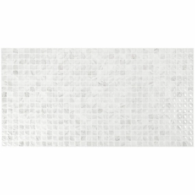 Smart Tiles Peel and Stick 2-Sheet 23 x 12 Backsplash - Blok Minimo|Dosseret Smart Tiles peler et coller 23 x 12, 2 feuilles - Blok Minimo