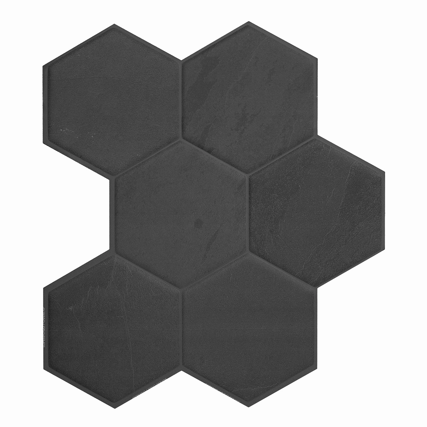 Smart Tiles Peel and Stick 4-Sheet 10 x 11 Backsplash - Hexa Walton|Dosseret Smart Tiles peler et coller 10 x 11, 4 feuilles - Hexa Walton