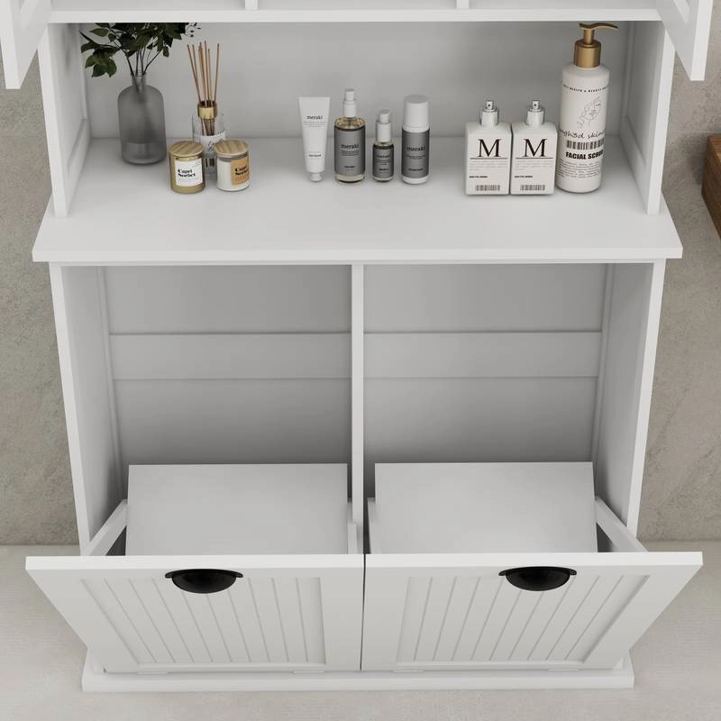 Smart Tilt-Out Laundry Cabinet