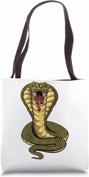Snake Anaconda Viper Reptile Constrictor Snake Poisonous Tote Bag