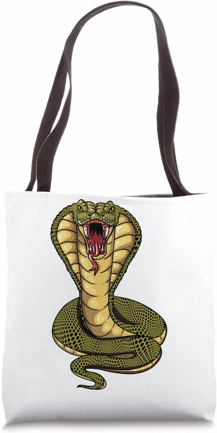 Snake Anaconda Viper Reptile Constrictor Snake Poisonous Tote Bag