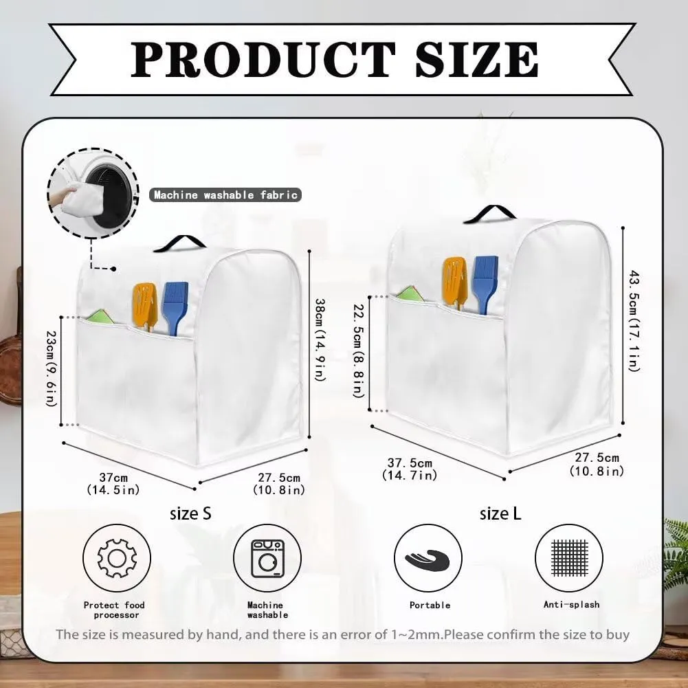 Snowman Stand Mixer Cover Comfortable Food Processor Cover Dust And Fingerprint Resistant Blender Storage Bag Suitable for 4.5 Qt And All 5 Qt Mixer Kitchen Accessories Decorating