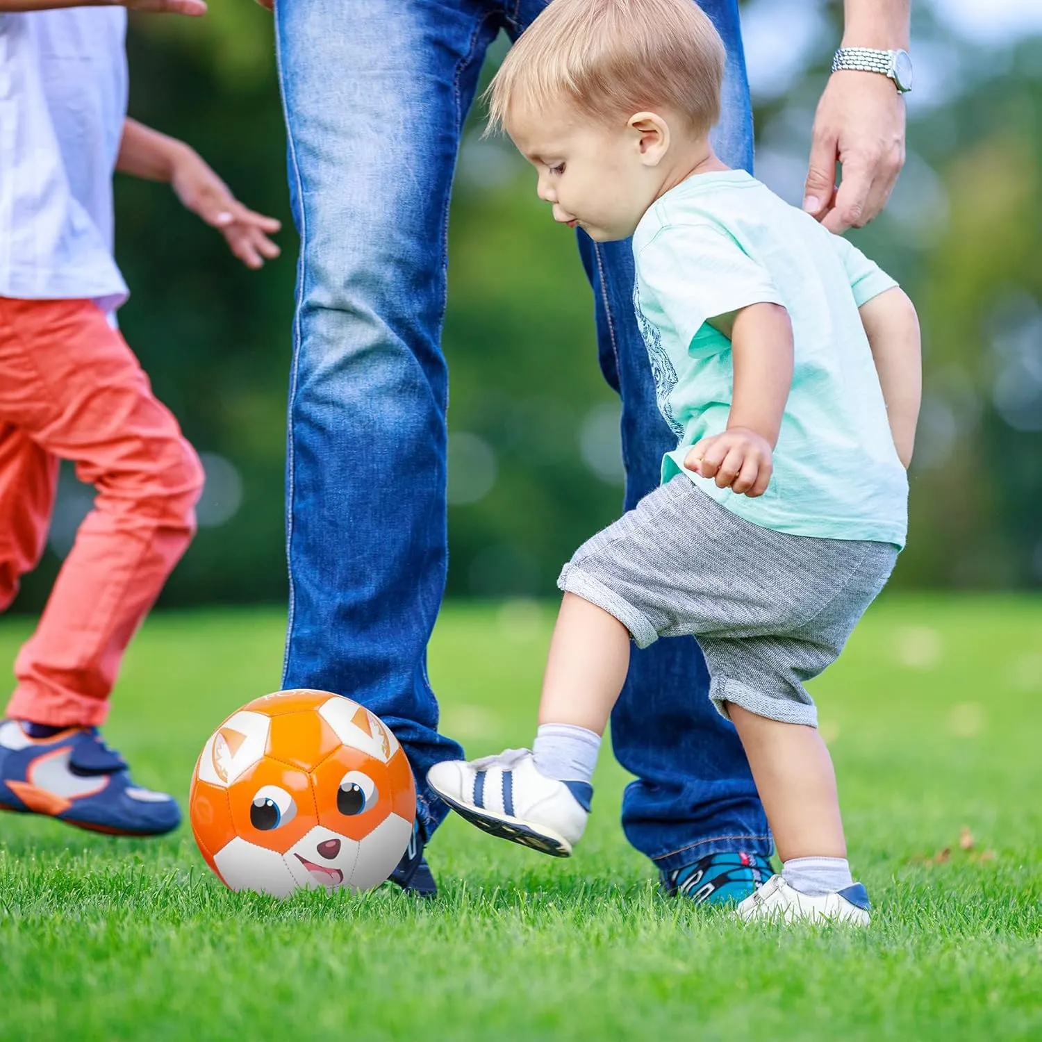 Soccer Balls for Toddlers 1-3 - 2 Pack, Size 2 Toddler Soccer Ball, Baby Soccer Ball - Sport Toys for Kids 3-5 Year Old - Gift for Girls Boys First Birthday Gift