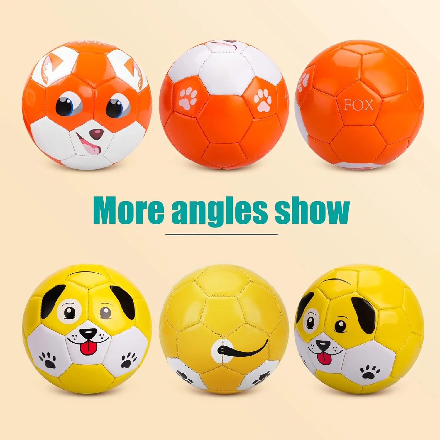 Soccer Balls for Toddlers 1-3 - 2 Pack, Size 2 Toddler Soccer Ball, Baby Soccer Ball - Sport Toys for Kids 3-5 Year Old - Gift for Girls Boys First Birthday Gift