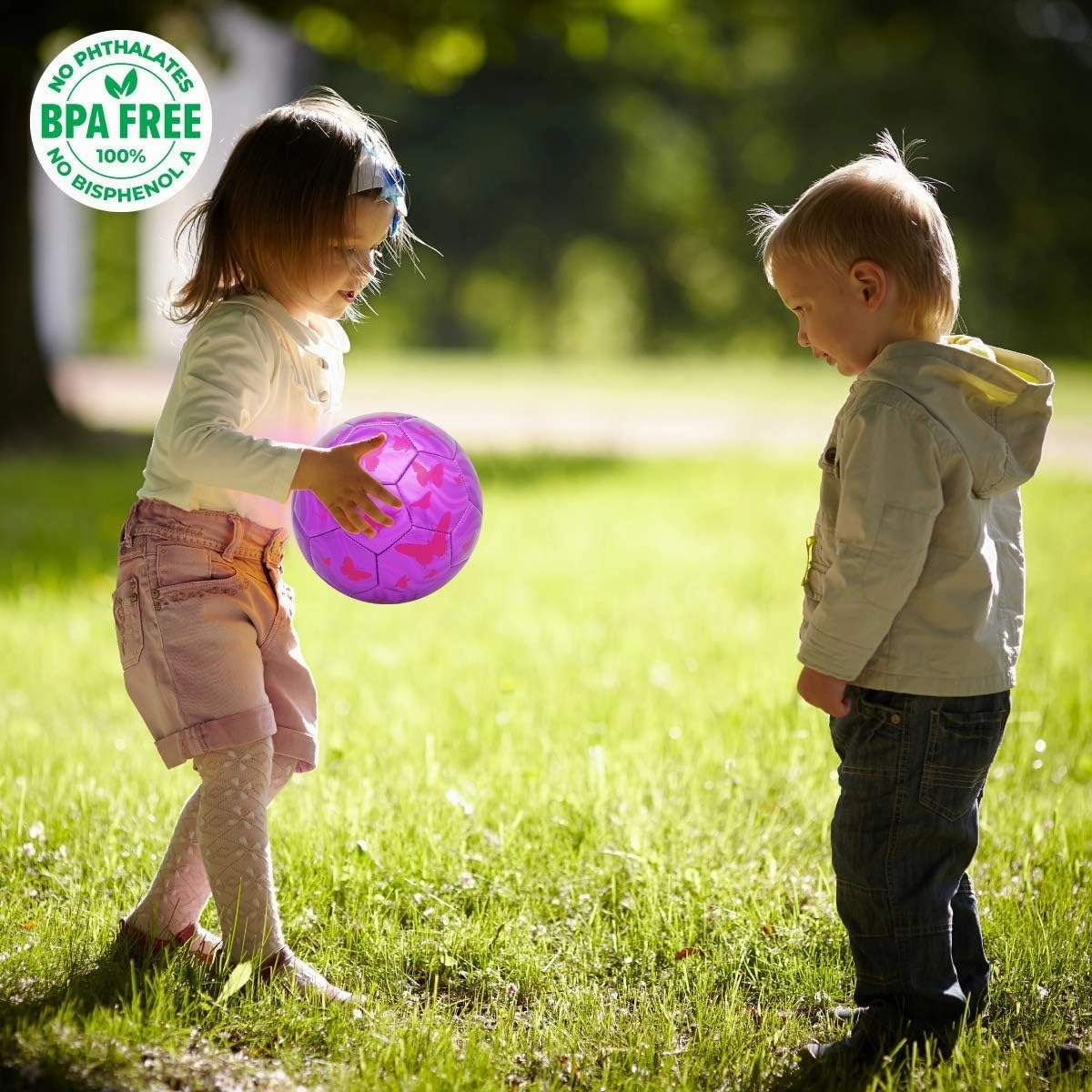 Soccer Ball Size 3 4,Sparkling Girls Soccer Ball for Kids Toddlers Children Indoor Outdoor Backyard Play Sport Ball