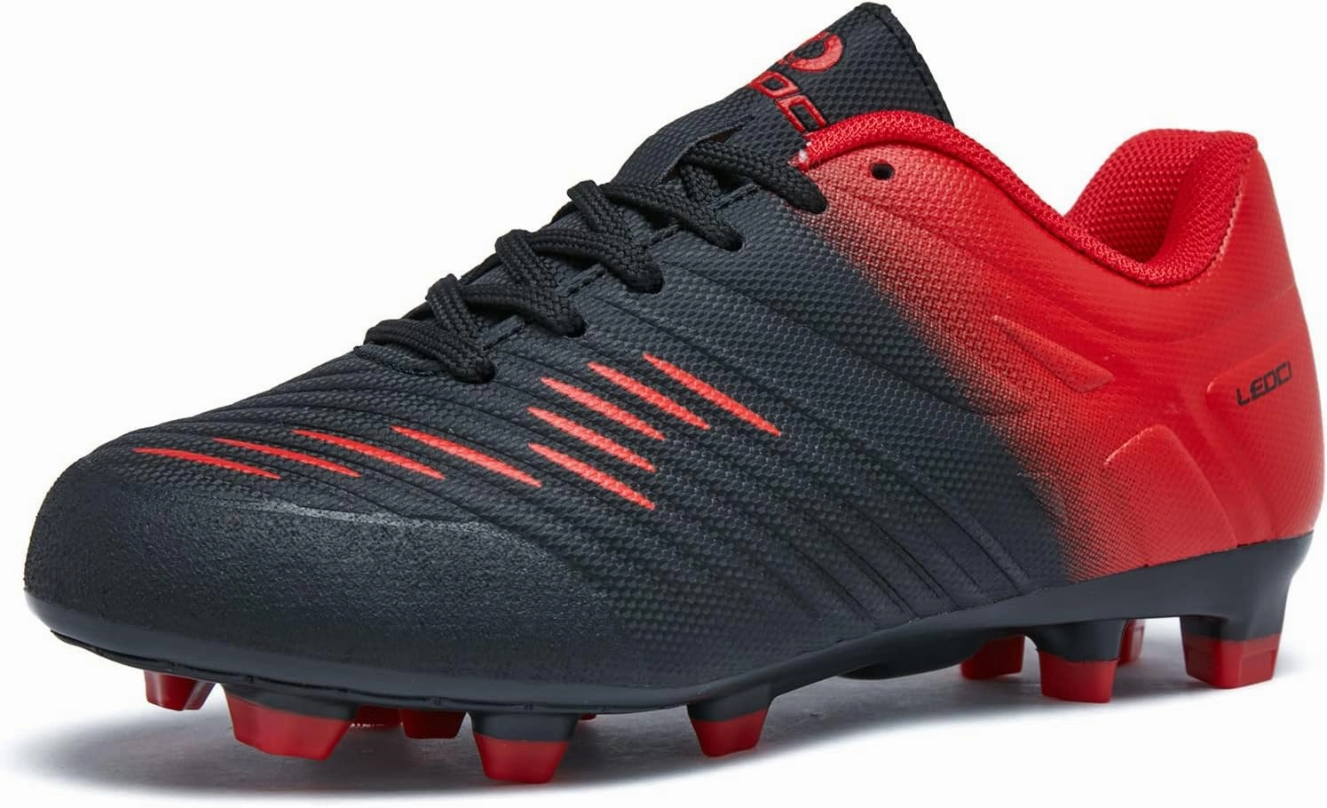 Soccer Shoes for Boys Pink Soccer Cleats Breathable Athletic Toddler Black Football Boots for Outdoor Indoor Soccer Shoes for Girls AG/FG