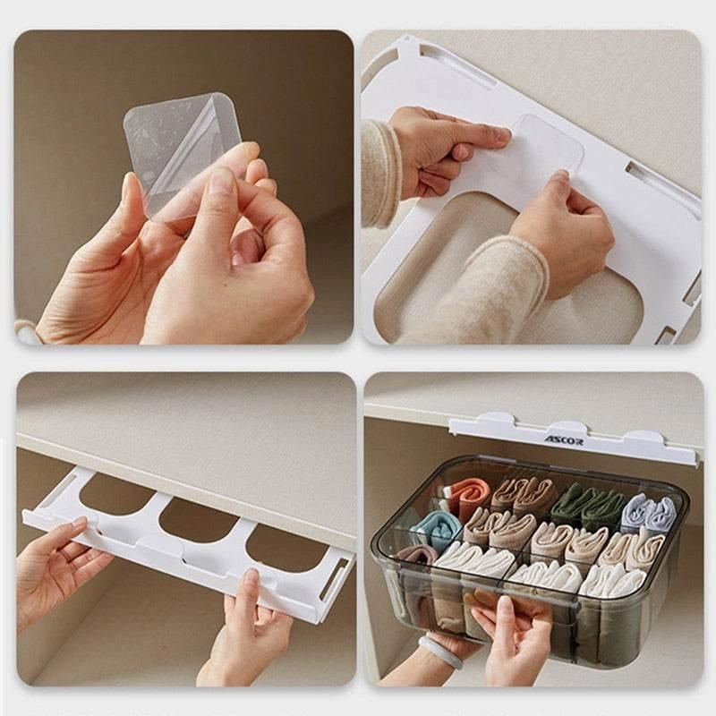 Sock Sorter - Under Desk Drawer Organizer